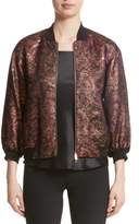Thumbnail for your product : Lafayette 148 New York Vander Petit Fleur Rococo Brocade Bomber Jacket