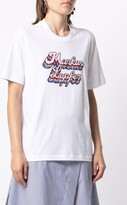 Thumbnail for your product : Markus Lupfer Alex sequin-embellished logo T-shirt