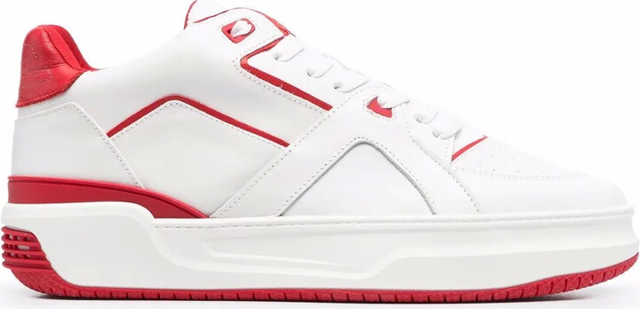 Just Don Leather Lace-Up Sneakers