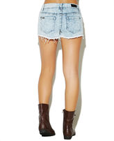 Thumbnail for your product : Wet Seal Embroidered Aztec Denim Short