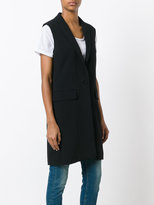 Thumbnail for your product : Alexander Wang lace-up detailed long gilet