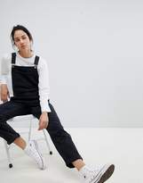 Thumbnail for your product : ASOS Design Denim Dungaree In Washed Black