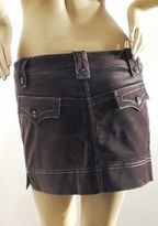 Thumbnail for your product : BCBGMAXAZRIA BCBGirls NEW Brown Mini Skirt Size 6