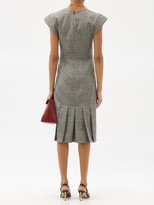 Thumbnail for your product : Alexander McQueen Prince Of Wales-check Wool-blend Pencil Dress - Grey Multi