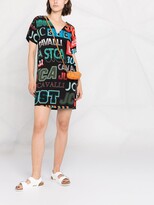 Thumbnail for your product : Just Cavalli logo print T-shirt dress