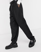 mens high waisted trousers asos