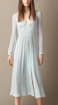 Thumbnail for your product : Burberry Silk Crépon Dress