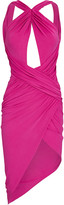 Thumbnail for your product : Alexandre Vauthier Draped Jersey Sleeveless Dress