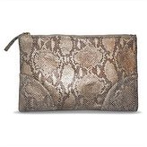 Thumbnail for your product : Linell Ellis Nikki Clutch in Brown Snake