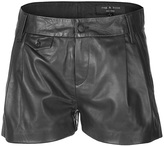 Thumbnail for your product : Rag and Bone 3856 Rag & Bone Leather Tennis Shorts