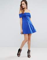 Thumbnail for your product : KENDALL + KYLIE Off-Shoulder Seamed Dress
