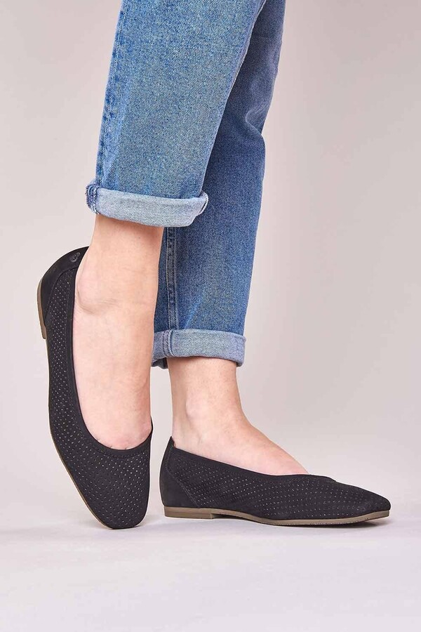Moshulu 'Westward' Nubuck Mesh Ballet Pumps ShopStyle Flats