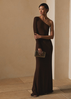 Ralph Lauren Ashtyn One-Shoulder Evening Dress - ShopStyle