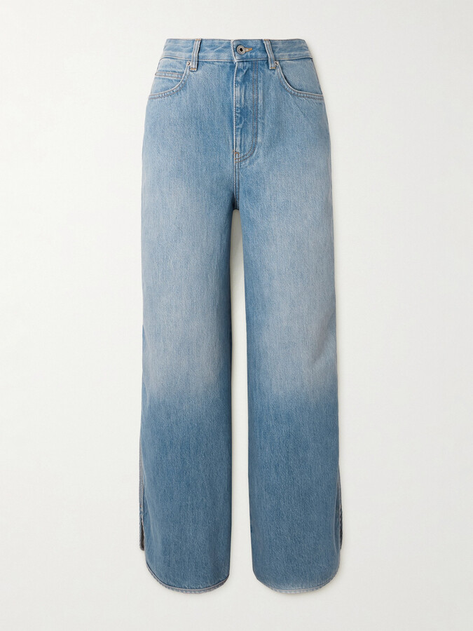 LOEWE - High-rise Wide-leg Jeans - Blue