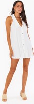 Thumbnail for your product : Show Me Your Mumu Shirley Shift Dress ~ White Linen