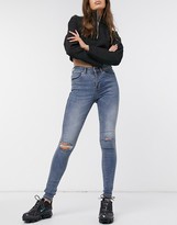 Thumbnail for your product : Dr. Denim Lexy Distressed Knee Skinny Jean