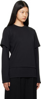 Thumbnail for your product : Comme des Garçons Homme Plus Black Layered Long Sleeve T-Shirt