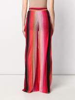 Thumbnail for your product : M Missoni striped wide leg trousers