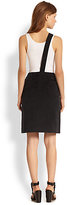 Thumbnail for your product : Marc by Marc Jacobs Cotton Asymmetrical-Suspender Skirt