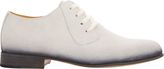 Thumbnail for your product : Esquivel Hand-Painted Suede Derbys-White