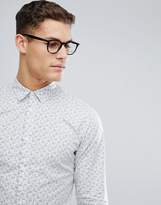 Thumbnail for your product : Selected Slim Shirt In Floral Print