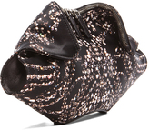 Thumbnail for your product : Alexander McQueen Jeweled Print De Manta Clutch in Black & White