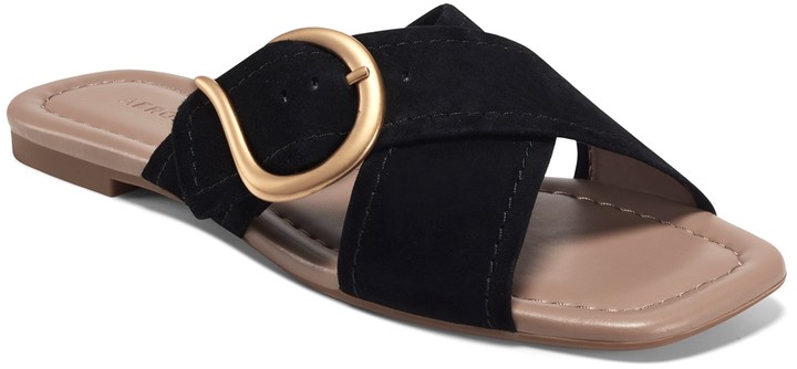 Aerosoles Black Suede Women's Sandals | Shop the world's largest 