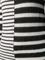 Thumbnail for your product : By Malene Birger striped two tone jumper