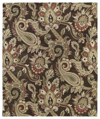 Kaleen Rugs Helena Collection 3204-40 Chocolate Hand Tufted 10' x 14' Rug