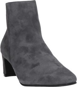 Daniele Ancarani 10 Women Grey Ankle boots Soft Leather