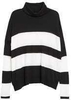 Thumbnail for your product : PRESS Wide Stripe Turtleneck Sweater