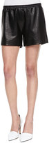 Thumbnail for your product : Vince Perforated Leather Boxer Shorts