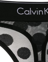 Thumbnail for your product : Calvin Klein Underwear Modern Dot cotton thong