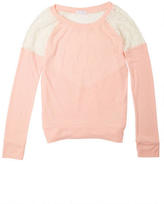 Thumbnail for your product : Delia's Super-Soft Lace Inset Long-Sleeve Top