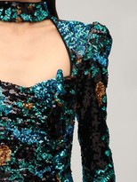 Thumbnail for your product : Giuseppe di Morabito Sequined Mini Dress W/ Ruffle Details
