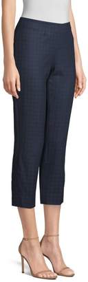 Piazza Sempione Audrey Checked Cropped Pants