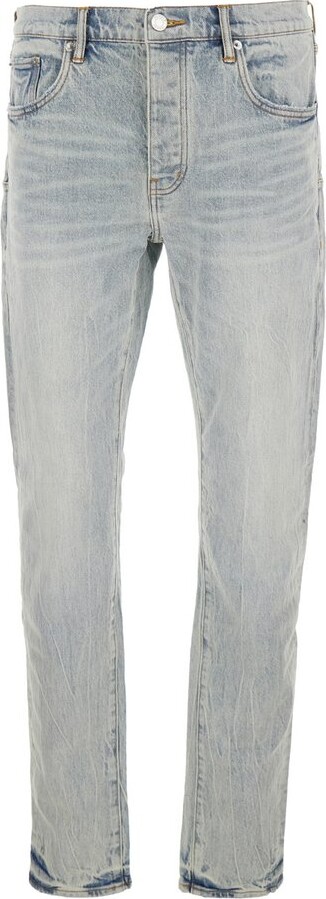 Purple Brand Denim Jeans with Logo Patch