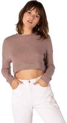 Beyond Yoga In Line Cropped Pullover - Women's