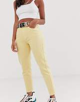 Thumbnail for your product : Reclaimed Vintage The '89 slim tapered leg jean in antique yellow wash