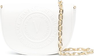 Versace Jeans Couture Embossed-Logo Chain-Link Bag