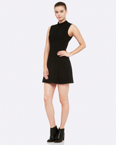 Thumbnail for your product : Oxford Emma High Neck Pleat Dress Blk X