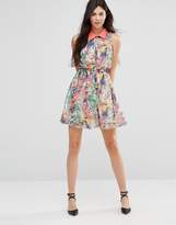 Thumbnail for your product : Yumi Digital Parrot Pring Dress