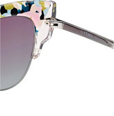 Thumbnail for your product : Fendi Women's Semi-Rimless Cat-Eye Sunglasses