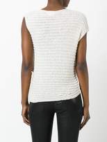 Thumbnail for your product : Lamberto Losani suede patch tank