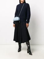 Thumbnail for your product : Jil Sander Boiled Wool Midi Skirt