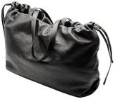 Thumbnail for your product : Brunello Cucinelli Soft Leather Handbag And Shoulder Bag With Drawstring Closure With Jewels And Inside Pockets