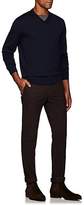 Thumbnail for your product : Luciano Barbera Men's Wool V-Neck Sweater - Navy
