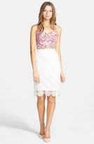 Thumbnail for your product : PPLA Lace Midi Skirt (Juniors)