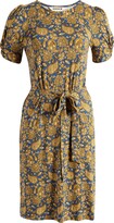Thumbnail for your product : Boden Puff Sleeve Tie Waist Fit & Flare Dress