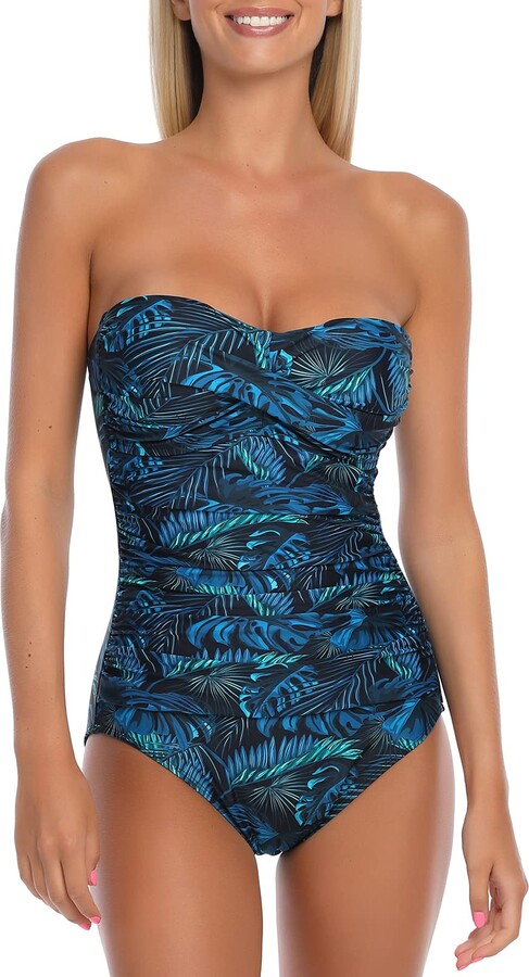 8890円 40％OFFの激安セール Ocean Blues 下着 ビキニ Women's Swim Standard Ruched Midrise Bikini Black Size Large